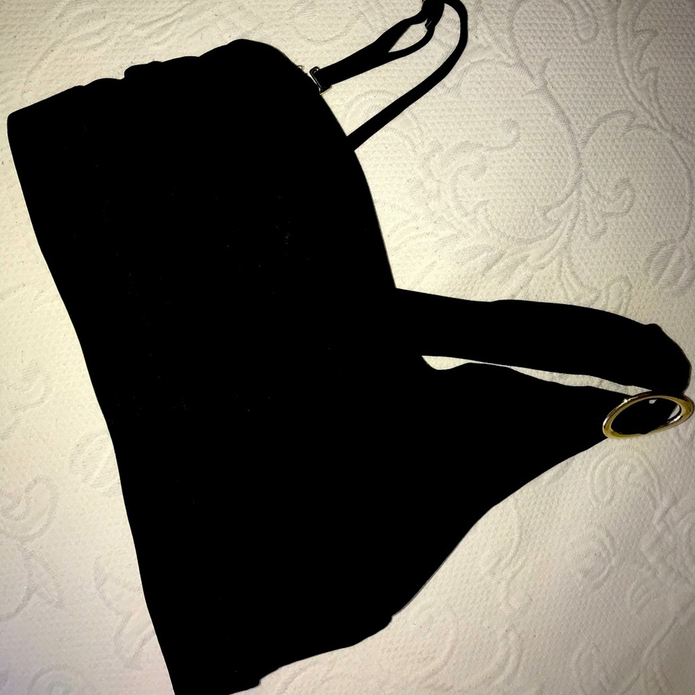 Time and Tru Black Bikini Top (Small) NWT